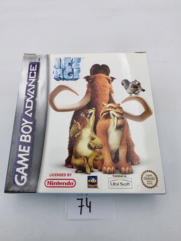 GAME BOY ADVANCE ICE AGE ORIGINAL CARTON BOX