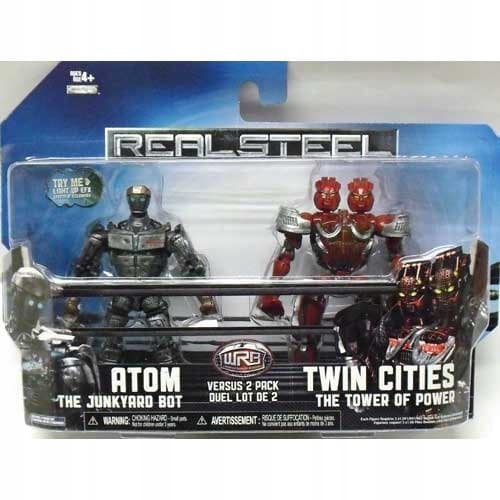 Real Steel Versus 2-pack: Atom vs Twin Cities by Jakks Pacific