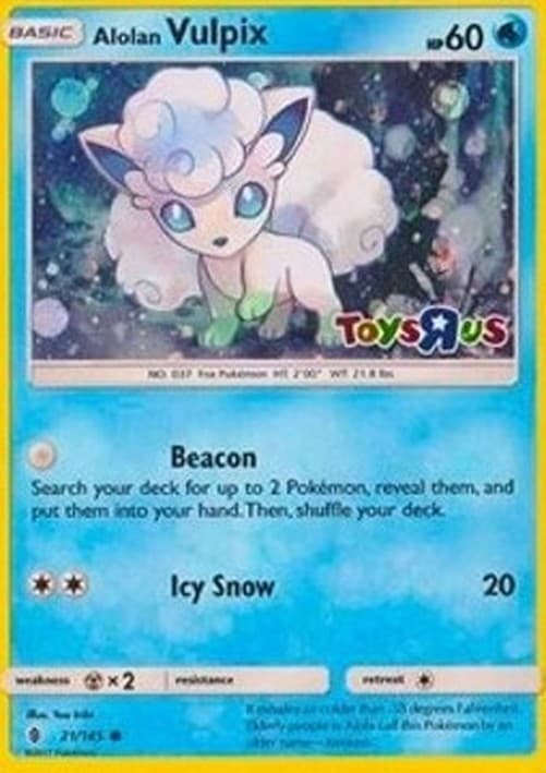 Pokemon Alolan Vulpix