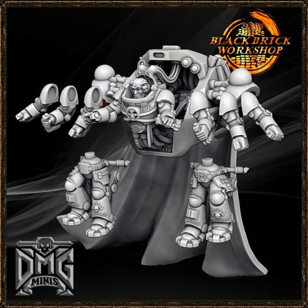 Additional Silver Wardens Demon Slayer components – proxy miniatures for board games/D&D/GURPS