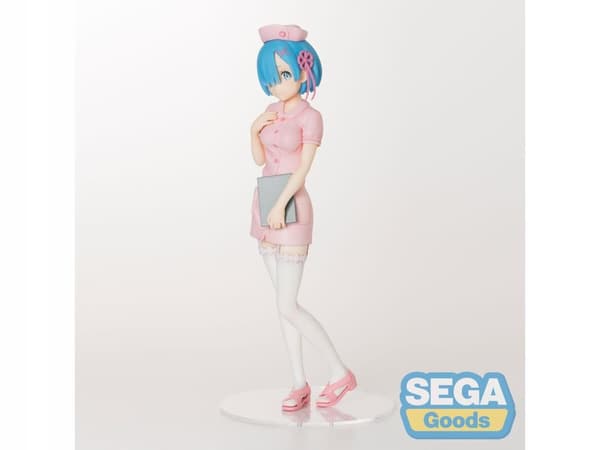 Re:Zero Rem Nurse PINK SEGA LIMITED ANIME FIGURINE