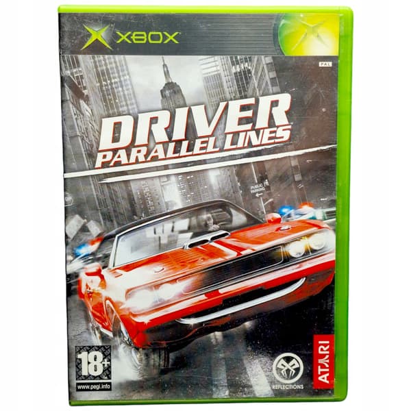 DRIVER PARALLEL LINES game for Microsoft Xbox Classic
