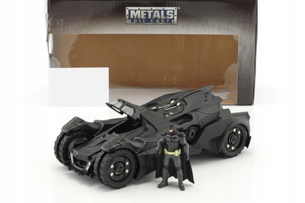 Batman Arkham Knight 1/24 Diecast Model: 2015 Batmobile with figure