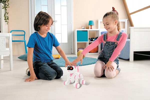 Lexibook Power Kitty Jr programmable STEM robot – pink and white