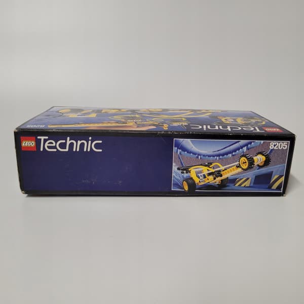 Lego Technic 8205 Dragster set, MISB, 1997, Father Christmas and Christmas tree