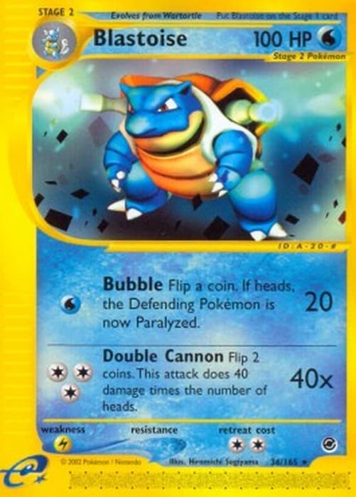 Pokemon TCG Blastoise