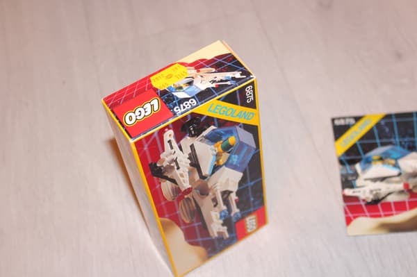 LEGO SPACE CLASSIC 6875 Box, Instructions and Hovercraft Set