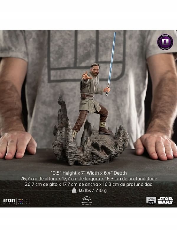 IRON STUDIOS - Star Wars Figurine - Obi-Wan Kenobi BDS Art Scale 1/10