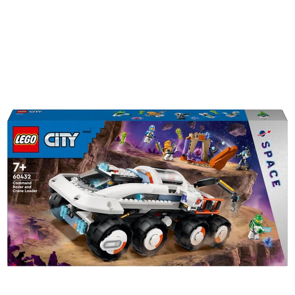 LEGO CITY 60432 Command Vehicle with Loading Crane – Large Rover