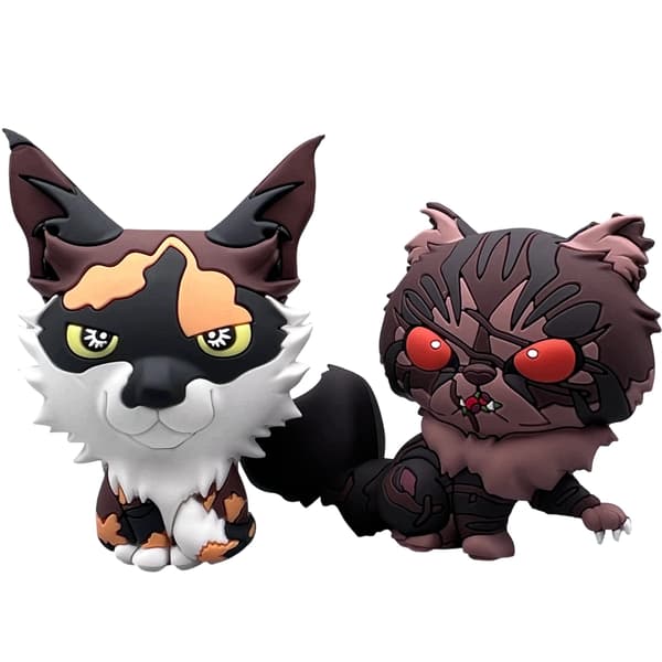 WARRIOR CATS 2 FIGURINES: Brokenstar and Sol – FEMALE CATS, 7CM, ORIGINAL