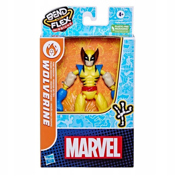 Marvel Avengers Bend & Flex Missions: Wolverine Fire Mission by Hasbro F4965