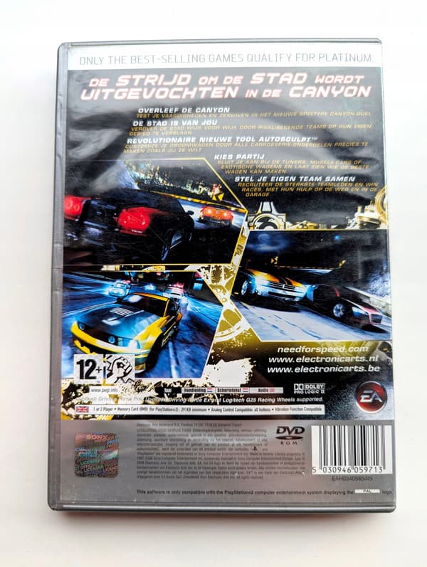 *** NEED FOR SPEED CARBON PLAYSTATION 2 PS2 PSX *** Polish Version