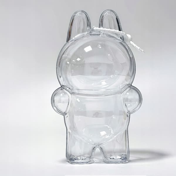 LABUB Transparent Dust-Proof Case – Transparent Rabu Case
