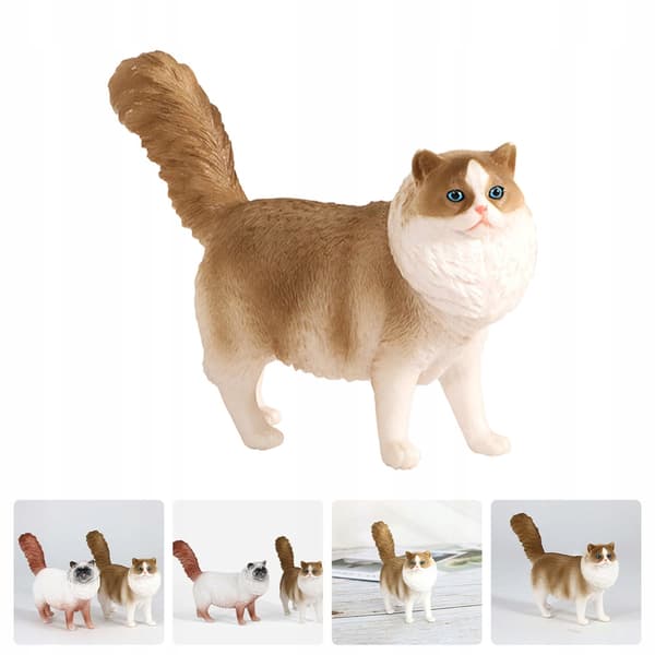 PLASTIC CAT MODEL – DECORATION AND TOY FOR CHILDREN
