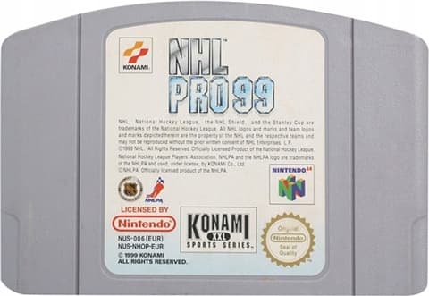 NHL Pro 99 Nintendo 64 – condition: unknown – Gamesoft