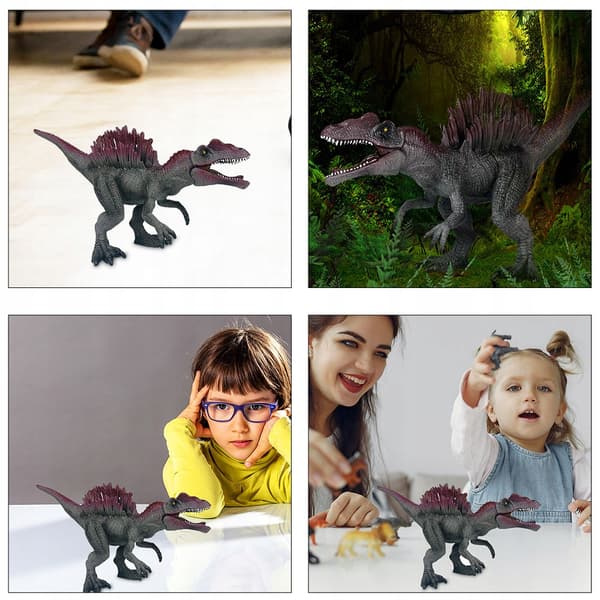 STURDY BLACK DINOSAUR MODEL – EDUCATIONAL TOY AND DECORATION