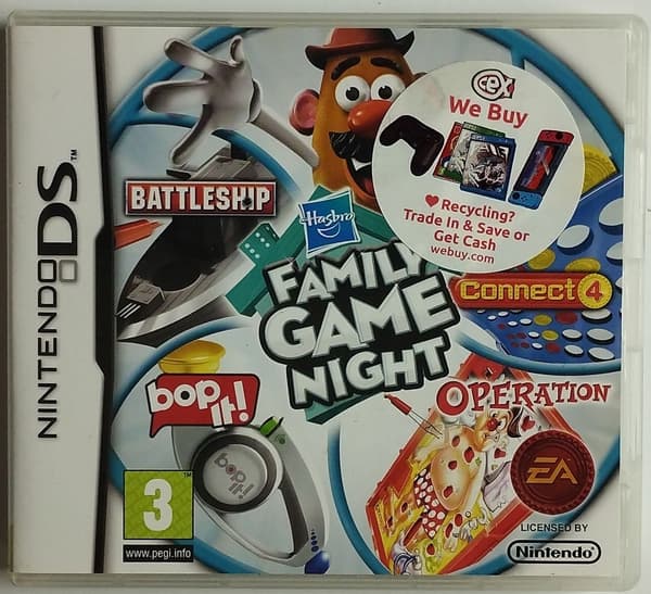 FAMILY GAME NIGHT NINTENDO DS