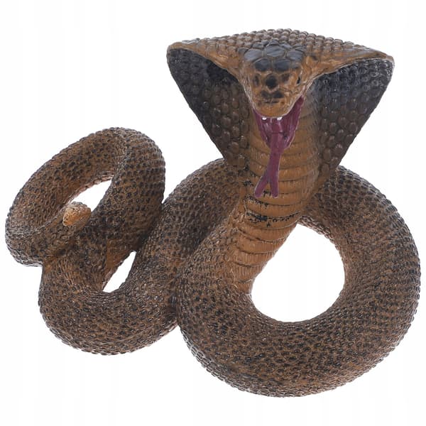 DECORATIVE PLASTIC COBRA FIGURINE – EDUCATIONAL TOY FOR CHILDREN