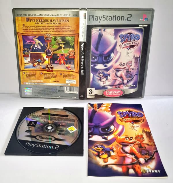 SPYRO: A HERO'S TAIL PS2 3XA game