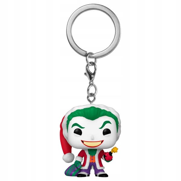 Funko Pocket Pop! DC Comics Holiday Joker Keyring – Limited Edition