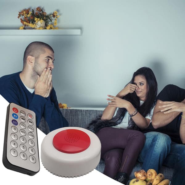 Remote-controlled spinning top machine. A fun gift for children. Sound-effect machine. White and round.
