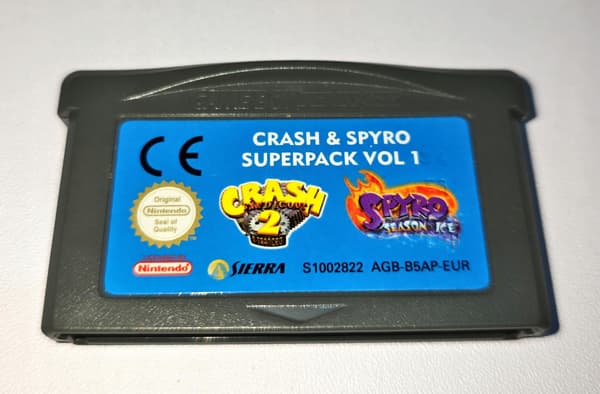 CRASH & SPYRO SUPER PACK VOL 1 3XA GAME BOY ADVANCE