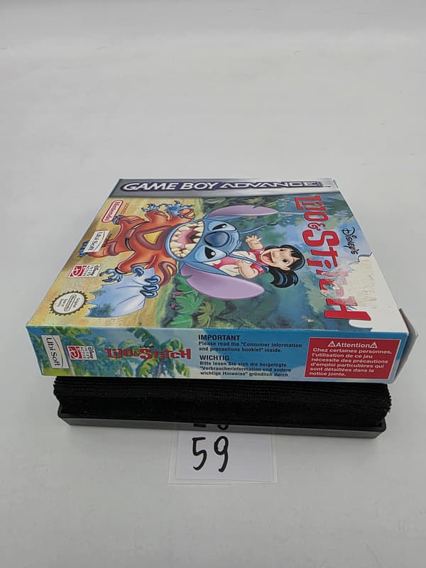GAME BOY ADVANCE LILO & STITCH ORIGINAL CARDBOARD BOX