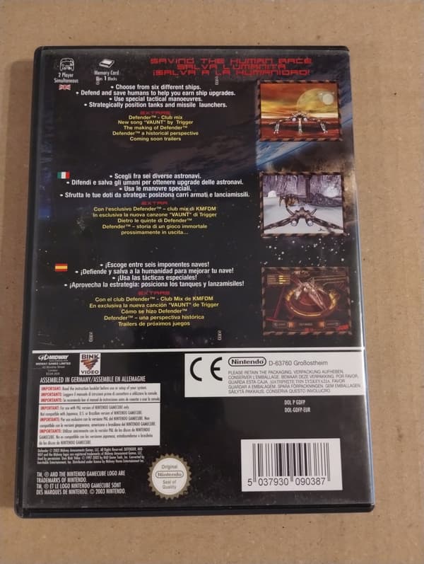Defender for the Nintendo GameCube