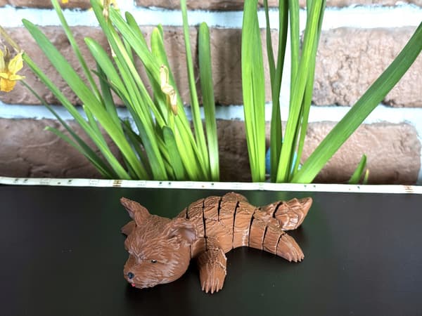 Yorkie 3D dog – segmented, movable figurine, charming ornament