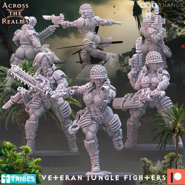 Veteran Jungle Fighters x3 Across the Realms