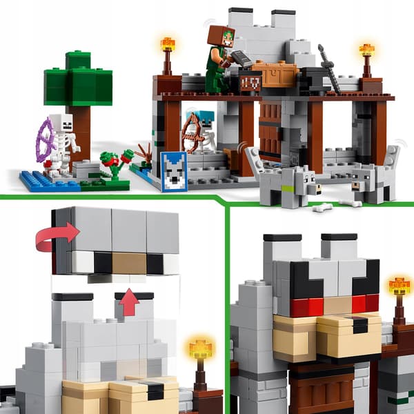 LEGO Minecraft 21261 Wolf’s Fortress + PDF CATALOGUE