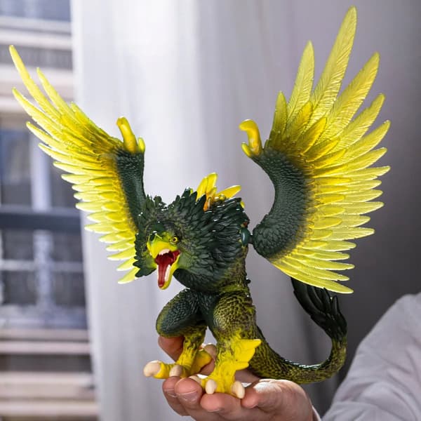 SCHLEICH ELDRADOR RAPTOR JUNGLE GUARD 70854 FIGURINE WITH WINGS