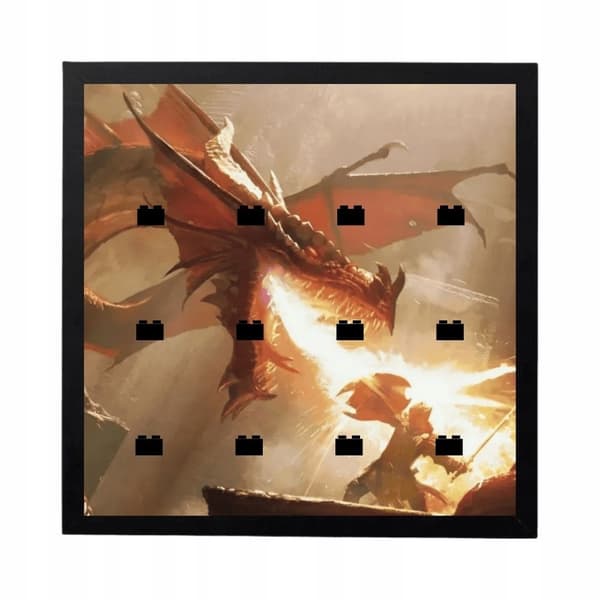 Personalised LEGO Minifigure Display Frame 71047 Dungeons & Dragons