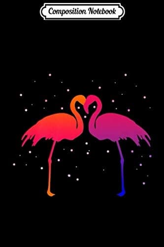Composition Notebook: Zoo Animals Valentine’s Day Gift Idea – Flamingo Premium