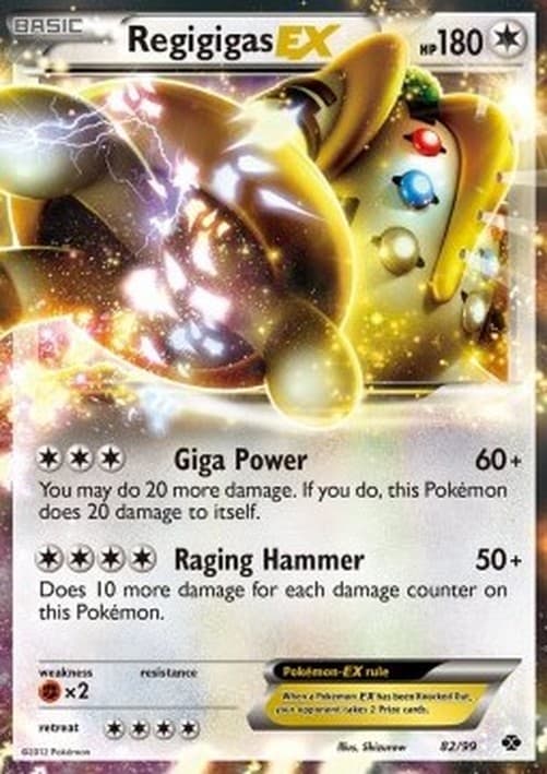 Pokemon Regigigas EX