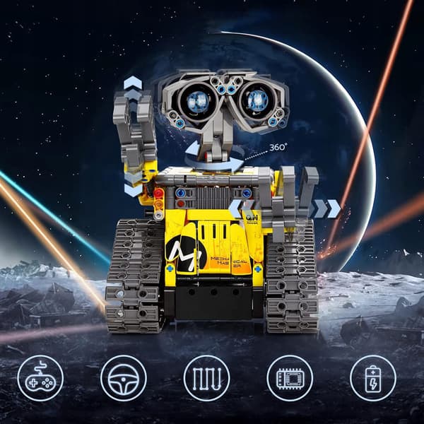 2.4 GHz Remote-Controlled Robot Building Blocks – Children’s Day Gift with Lights