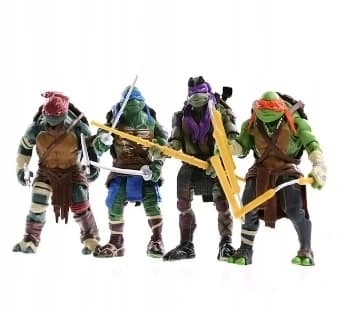 NINJA TURTLES: 4 action figures TOYS