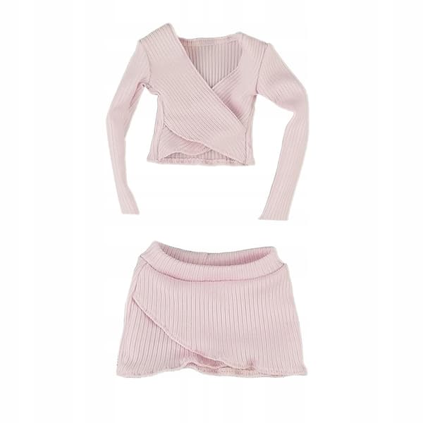 1:6 Scale Basic Crop Top Costume – Female Figure, Pink