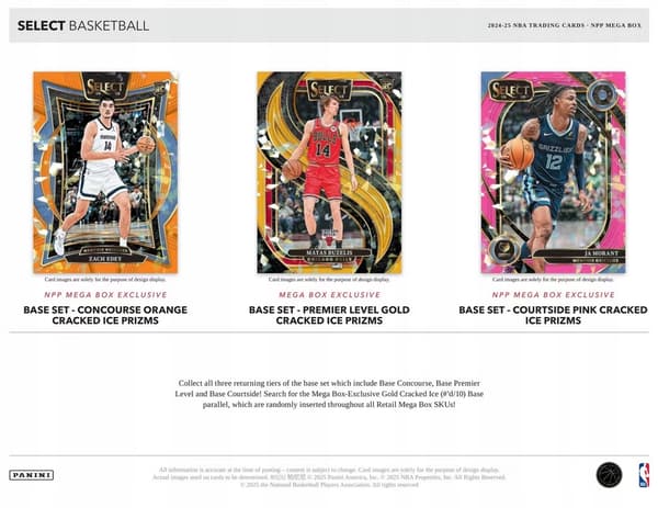 2024–25 Panini Select Basketball Mega Box