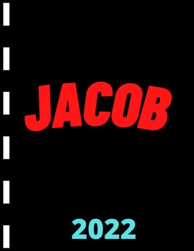 NOTEBOOK: JACOB NOTEBOOK – A GIFT FOR JACOB’S BIRTHDAY – 120 LINED PAGES – SIZE "8.5*1