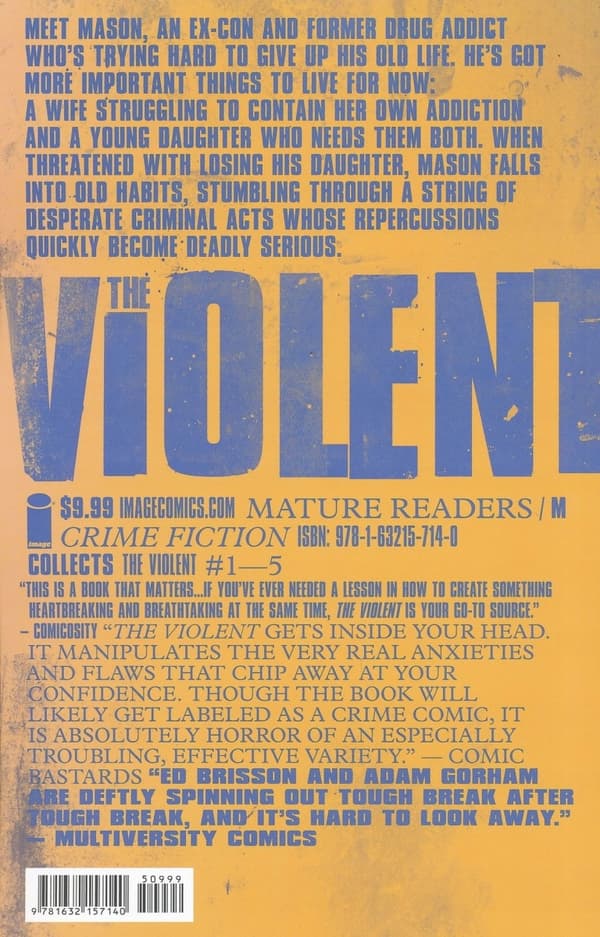 The Violent Volume 1: Blood Like Tar by Ed Brisson