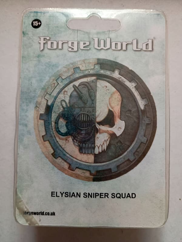 Forge World Elysian Sniper Squad – harts, oöppnad blisterförpackning