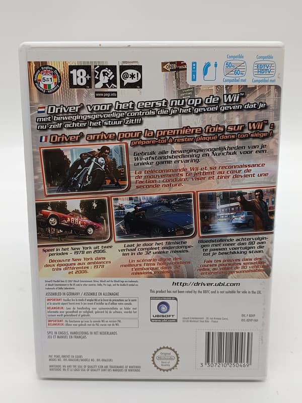 DRIVER PARALLEL LINES Nintendo Wii (boxed)