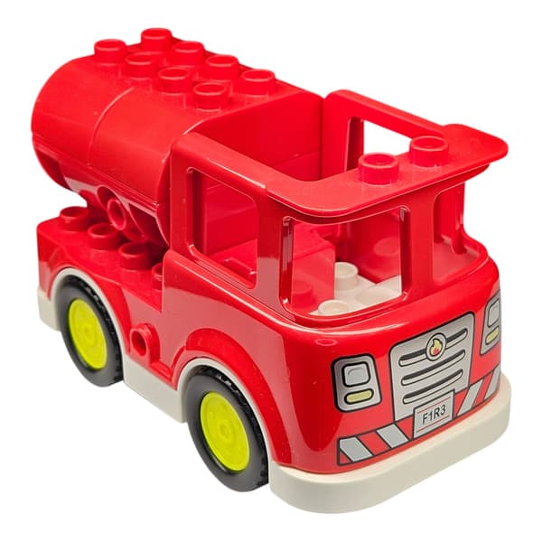 LS NEW LEGO DUPLO FIRE ENGINE, TECHNICAL VEHICLE, WATER TANKER