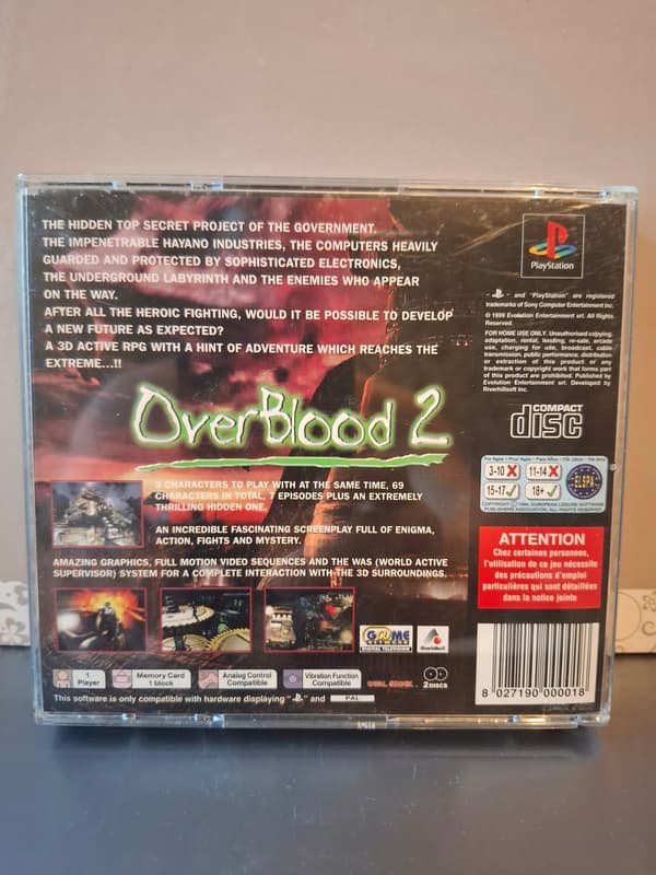 OVERBLOOD 2 PS1