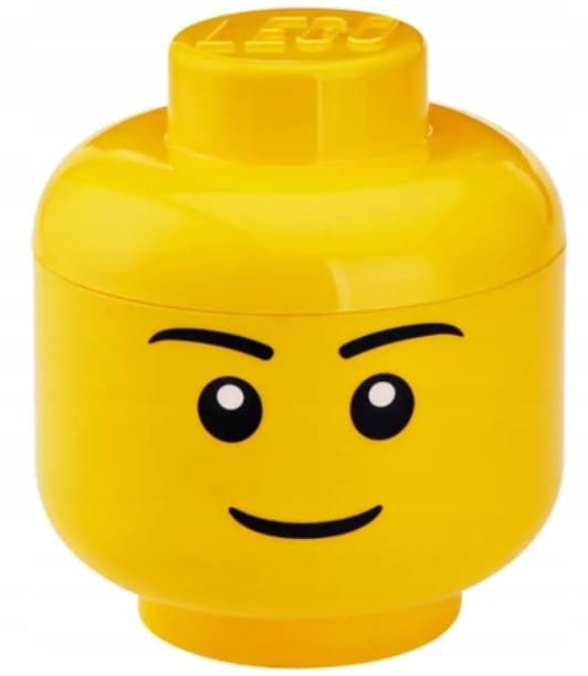 LEGO Iconic HEAD container, SMALL, 16 x 16 x 18.5 cm