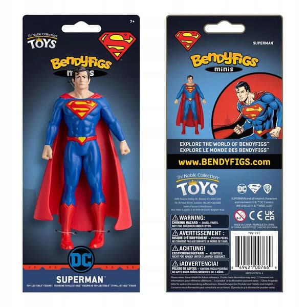 Bendyfigs Superman figurine, 14 cm