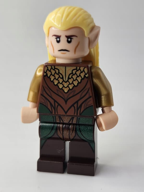 LEGO LOTR Hobbit Figure lor035 Legolas Greenleaf DEFECT /