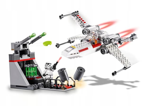LEGO Star Wars 75235 X-Wing Fighter Attack, Building Blocks as a Gift