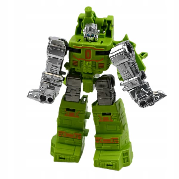 LARGE SET OF DINOSAUR ROBOT FIGURES (6 PIECES) THAT TRANSFORM INTO A MEGA ROBOT